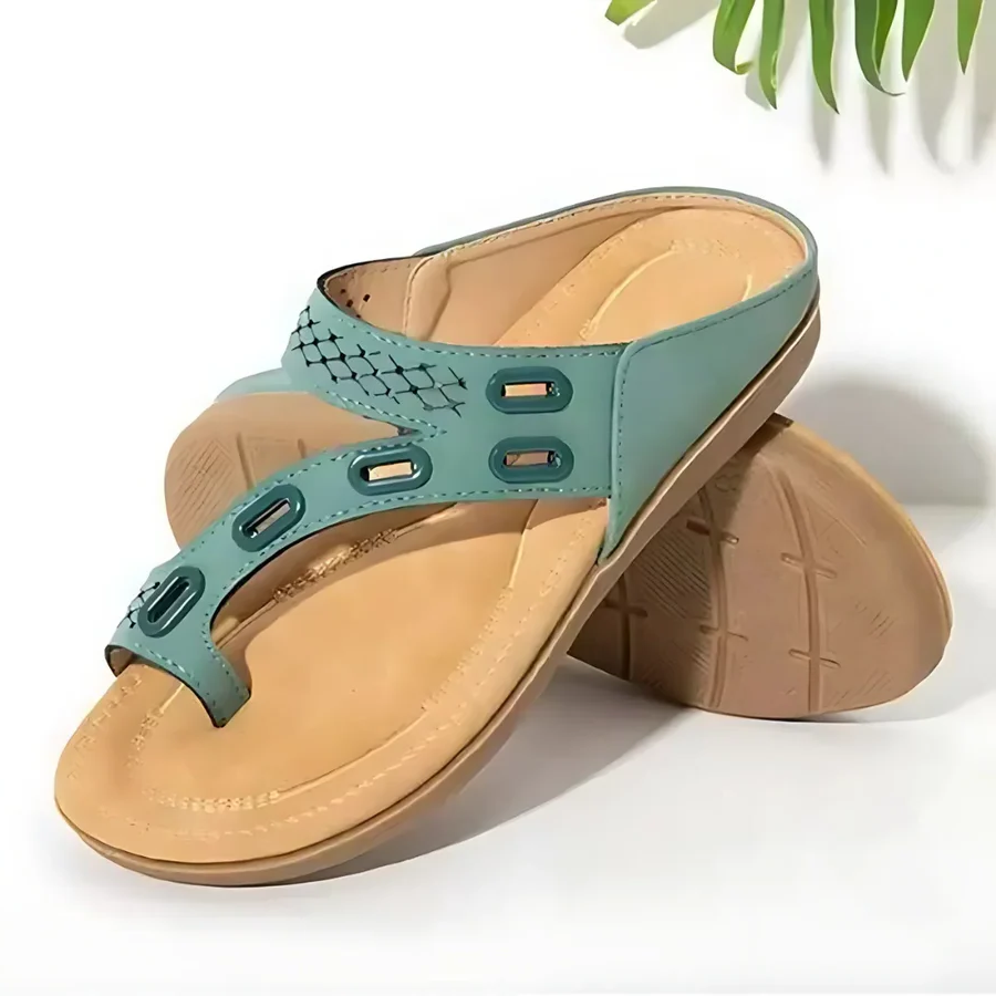 Supportive Arch Support Flip Flops - Hehif