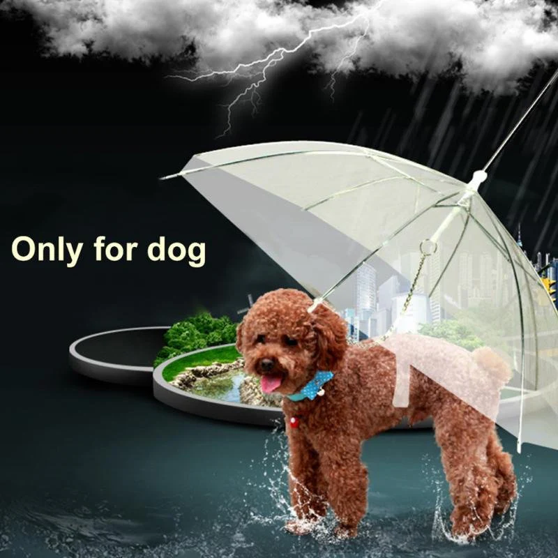 Clear Pet Rain Umbrella