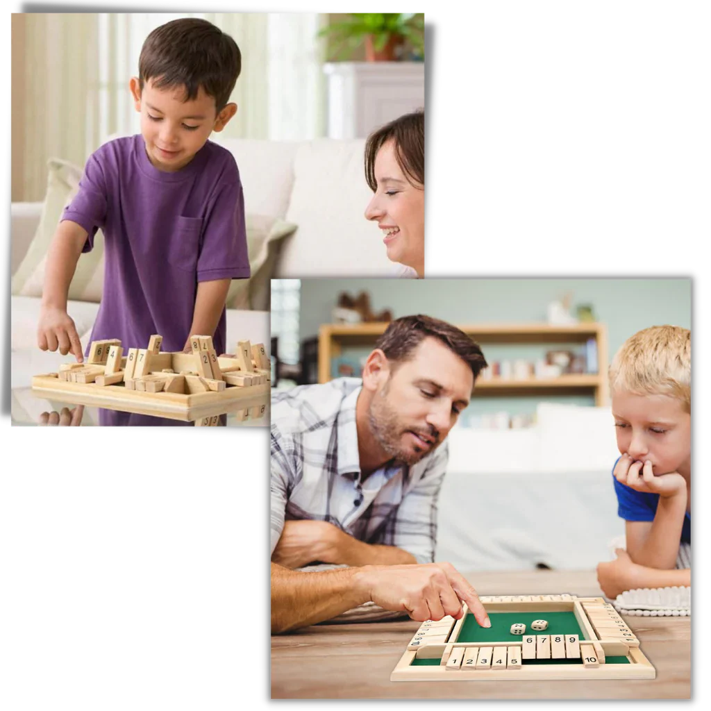 Natural Wood Board Game Dice