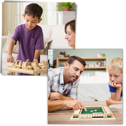 Natural Wood Board Game Dice