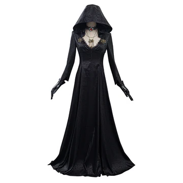 Authentic Vampire Lady Evil Village Costume Dress