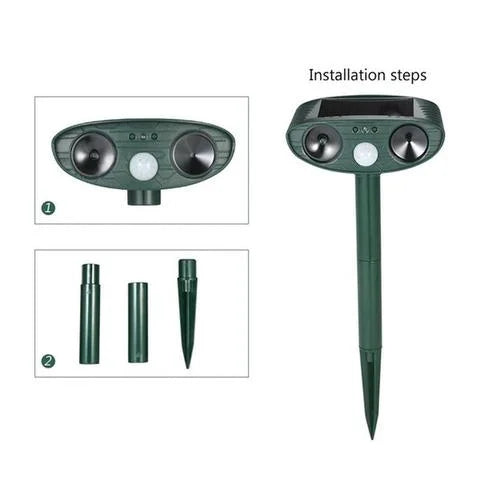 Effective Solar Deer Repellent - 4 Pack
