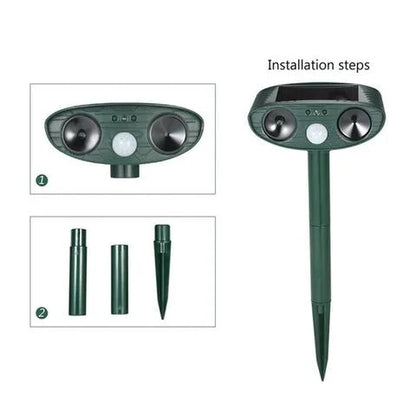 Effective Solar Deer Repellent - 4 Pack