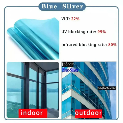 UV Blocking Window Film - Sunscreen Privacy Glass