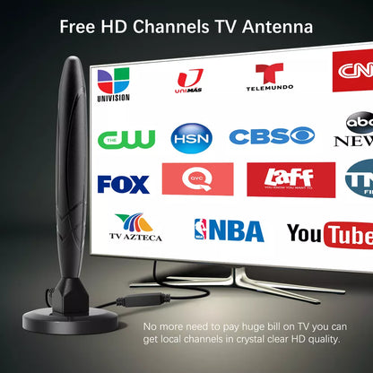 4K HD Indoor TV Antenna with Signal Booster