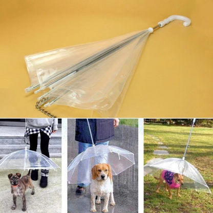Clear Pet Rain Umbrella
