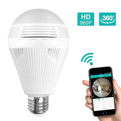 HD Wifi Smart Security Light Bulb Camera