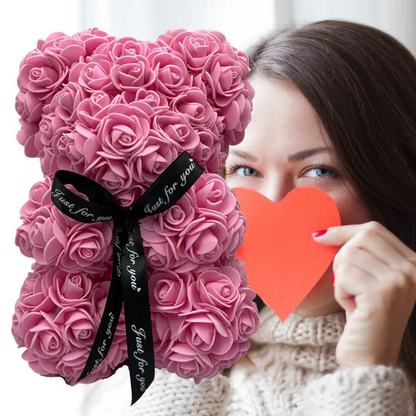 Cute Floral Teddy Bear - Hehif