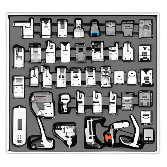 Complete 42 Piece Sewing Presser Foot Kit - Hehif