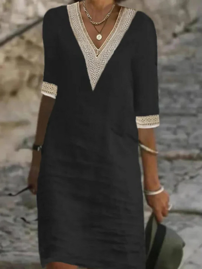 Stylish Short Sleeve Party Dress