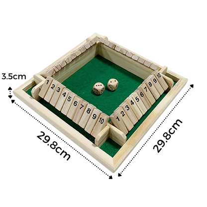 Natural Wood Board Game Dice