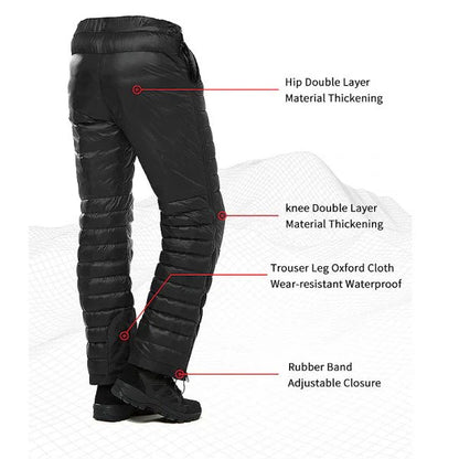 Warm Waterproof Insulated Ski Pants for Men