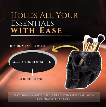 Dark Cosmetic Brush Organizer