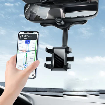 Adjustable Car Phone Mount for Rear View Mirror