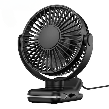 Compact Personal USB Desk Fan with Silent Motor