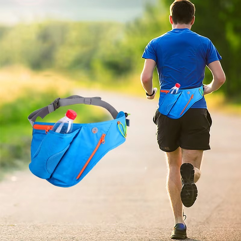 Sports Water Bottle Waist Pack with Phone Holder - Hehif