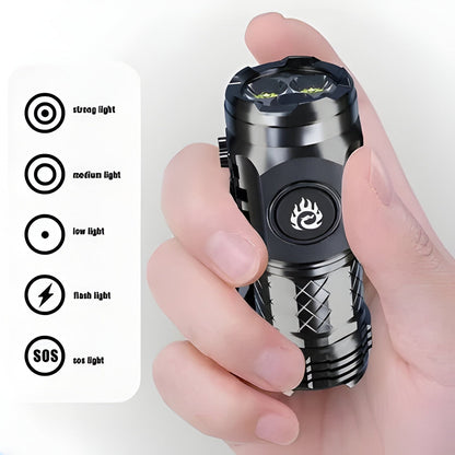 Compact Triple LED Super Bright Pocket Flashlight