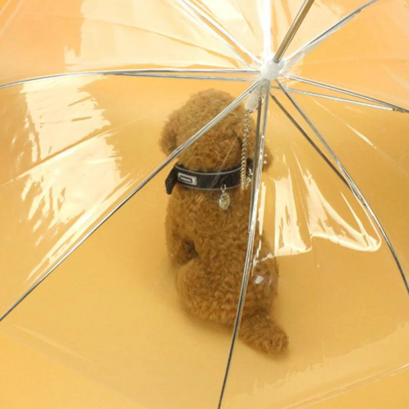 Clear Pet Rain Umbrella - Hehif