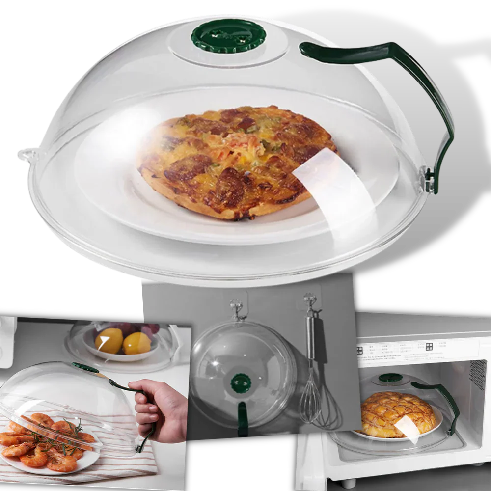 Easy Clean Microwave Splatter Guard - Hehif