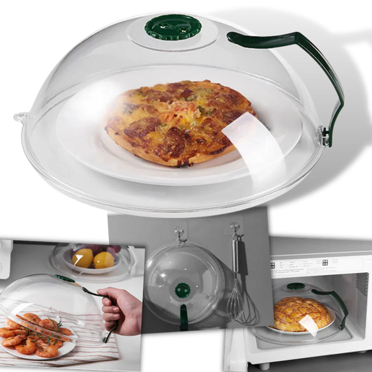 Easy Clean Microwave Splatter Guard - Hehif