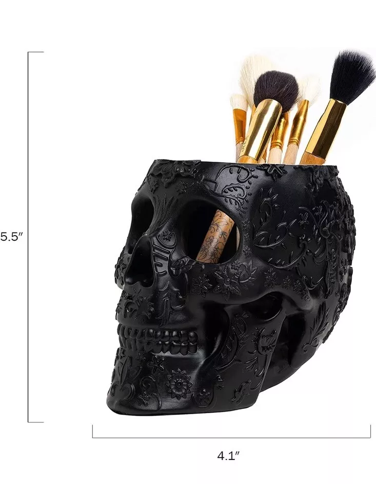 Dark Cosmetic Brush Organizer