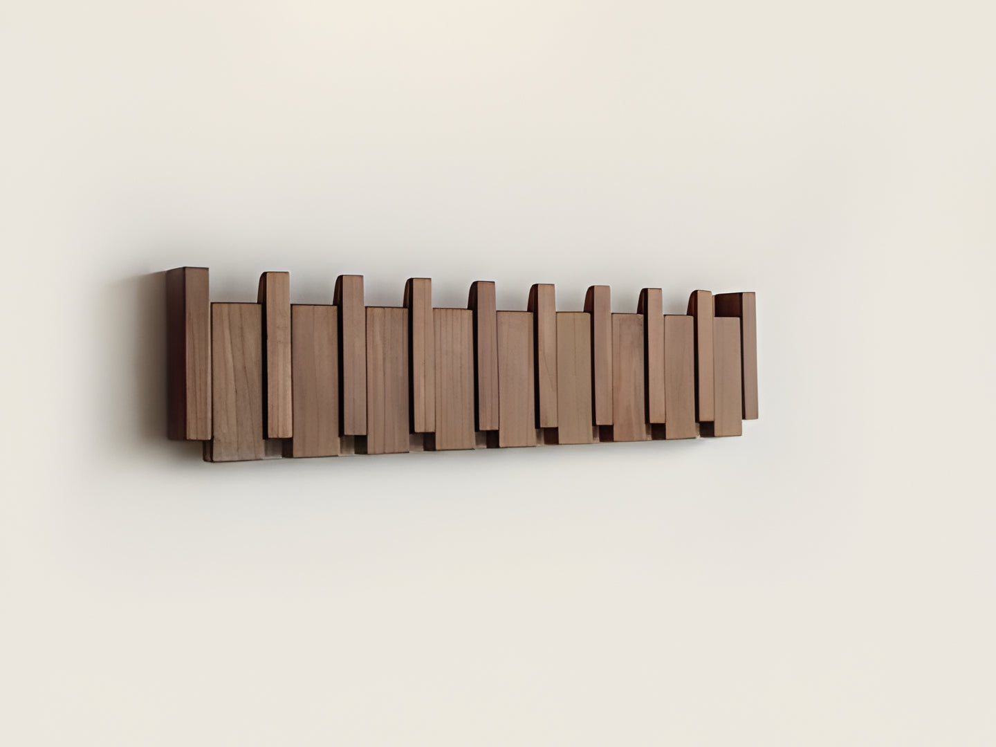 Rustic Wood Entryway Coat Hook