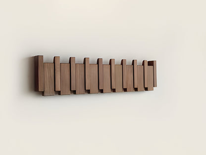 Rustic Wood Entryway Coat Hook