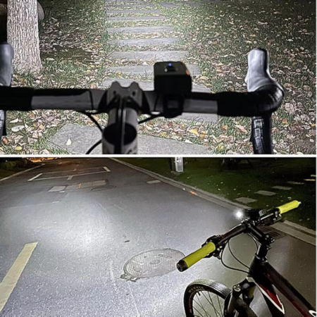 Bright USB Rechargeable Bike Front Light