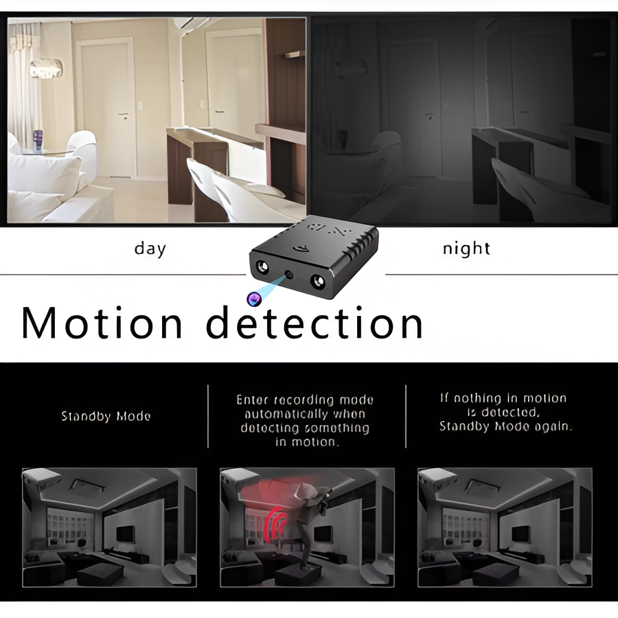 Compact HD WiFi Security Camera with Night Vision
