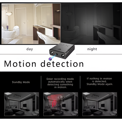 Compact HD WiFi Security Camera with Night Vision