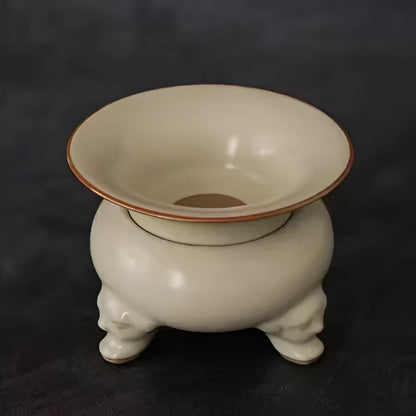 Classic Big Stoneware Tea Infusion Mug Set
