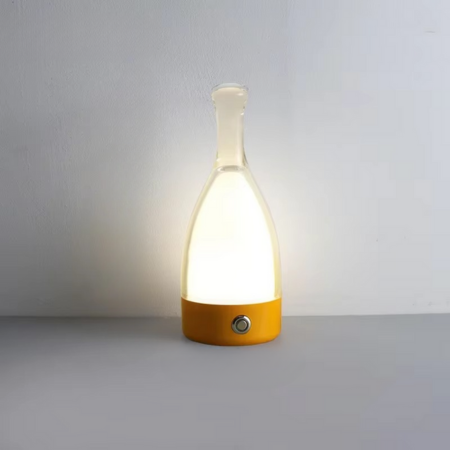 Wireless Wine Bottle Table Lamp with Bluetooth Speaker