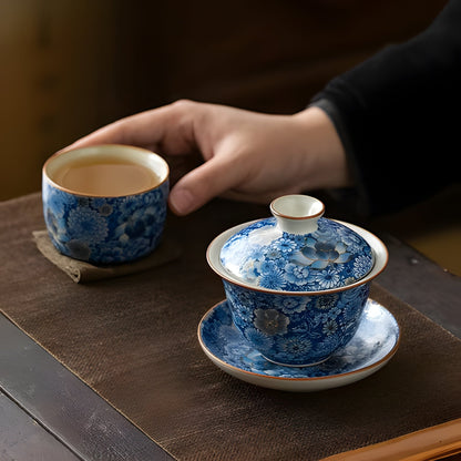 Delicate White Ceramic Tea Infuser Cup