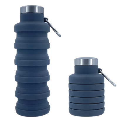 Foldable BPA Free Water Bottle – Compact Travel Sports Flask