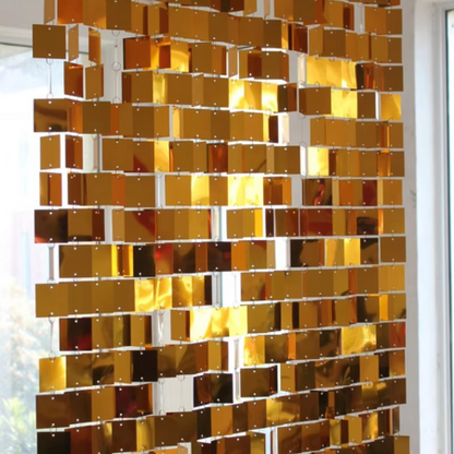 Glittering Decorative Curtain Panels for Party Decor
