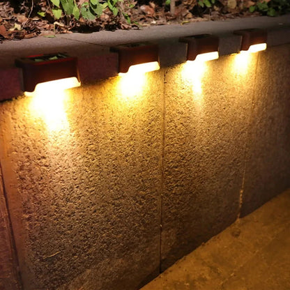 Outdoor Solar Powered Waterproof Step Lamp - Hehif