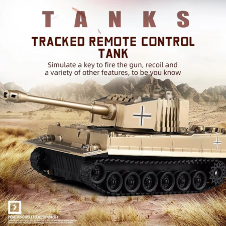 Big Remote Control Battle Tank Toy for Boys