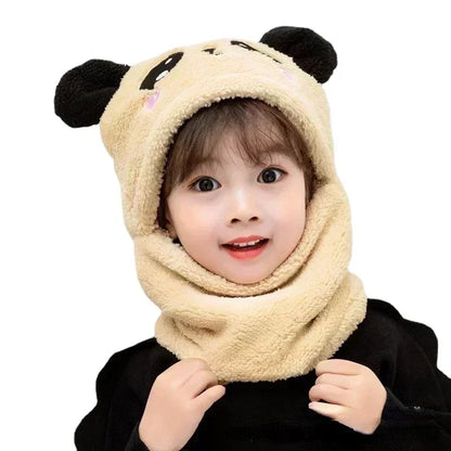Soft Plush Panda Beanie Hat for Kids