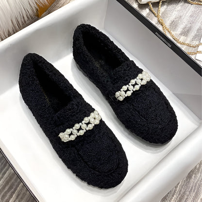 Cozy Women's Slipper Moccasins with Soft Fleece Inside
