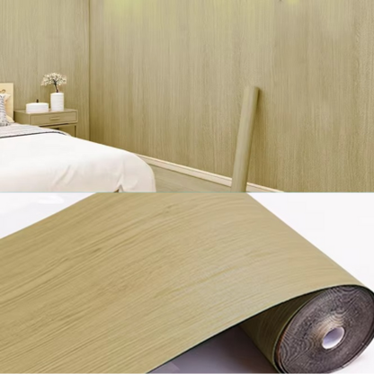 Easy Install Wood Pattern Waterproof Wall Paper