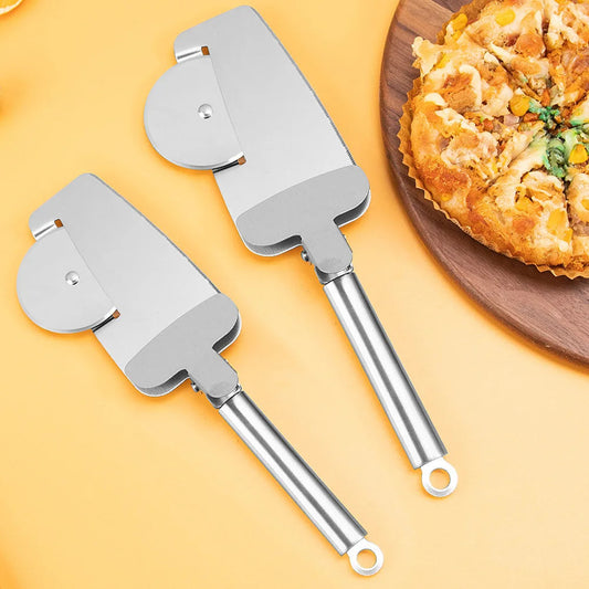 Easy Grip Stainless Pizza Slicer - Hehif