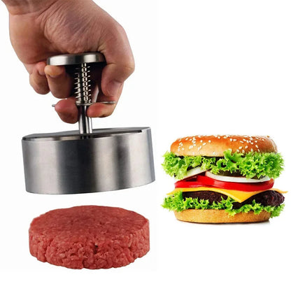 Premium Metal Hamburger Patty Maker Press
