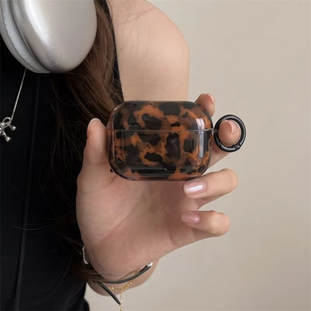 Animal Print Hard Shell AirPods Case