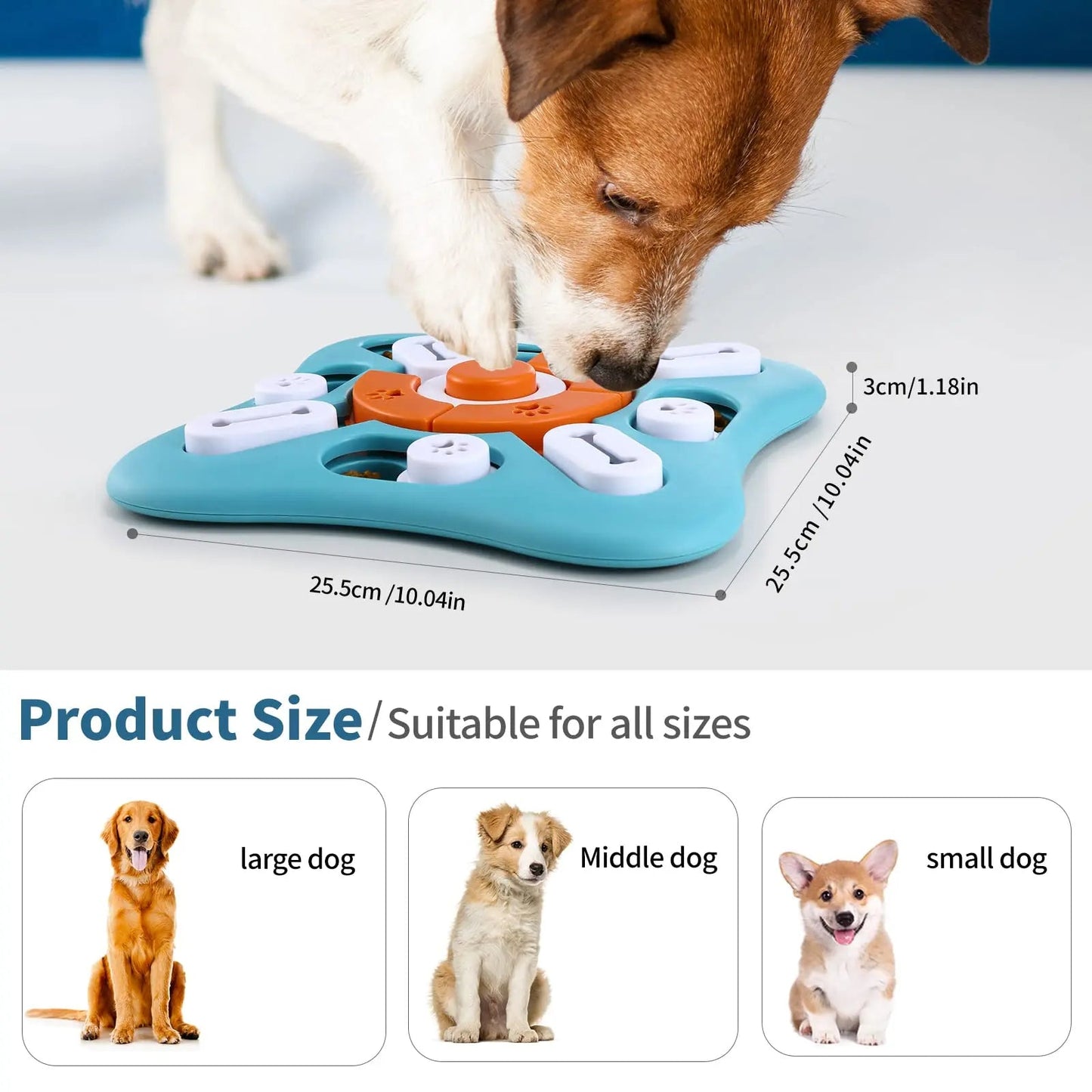 Fun Challenge Dog Food Puzzle Toy