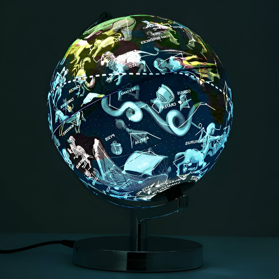 Glowing Starry Night Globe Lamp
