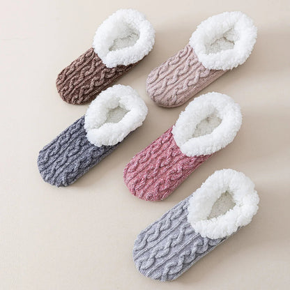 Warm Fuzzy Grip Socks for Cold Weather - Hehif