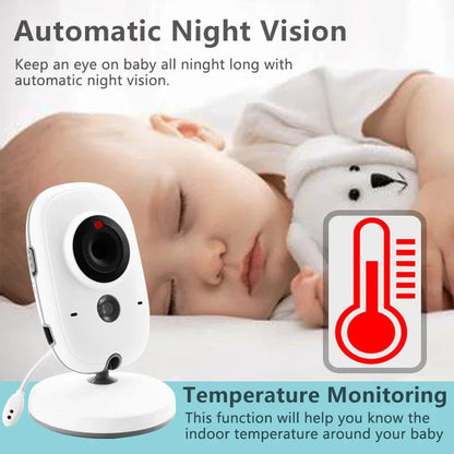 Digital Baby Monitor with Two Way Audio & Room Temperature