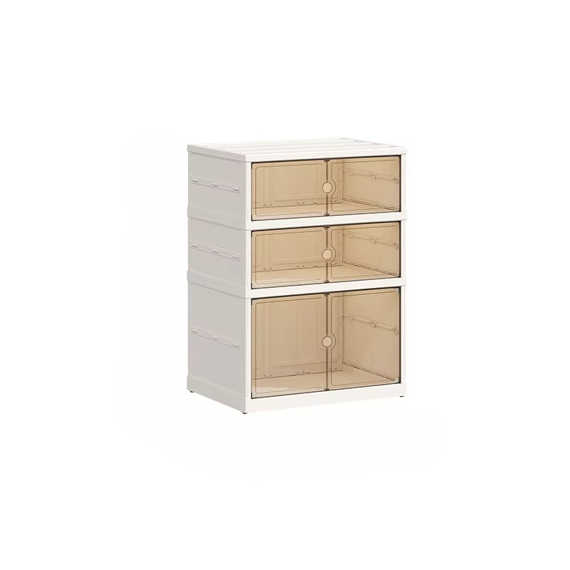 Clear Collapsible Extra Storage Shoe Rack
