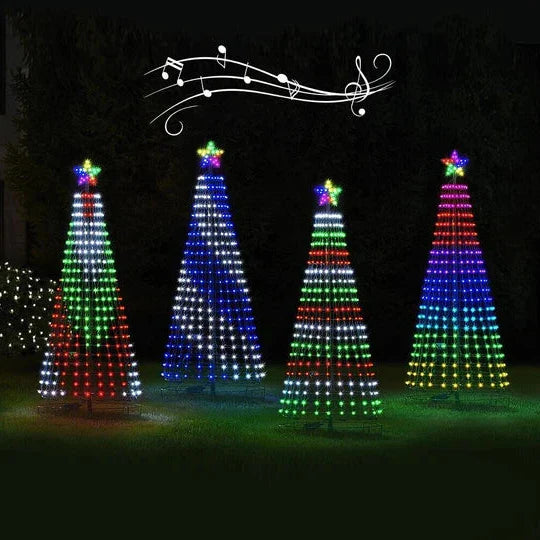 Colorful Animated Outdoor Christmas Tree String Lights