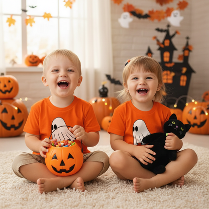 Fun Halloween Graphic Tee for Kids